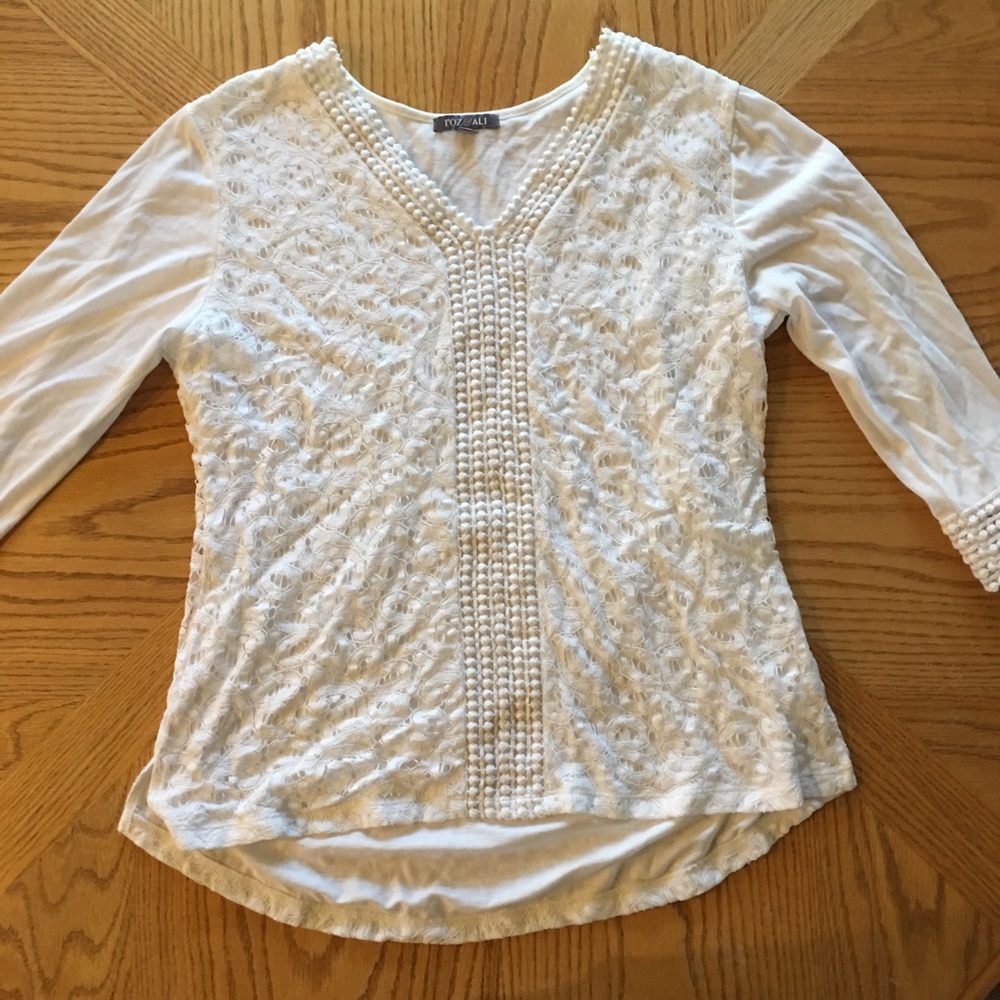 White Roz & Ali Pullover Blouse